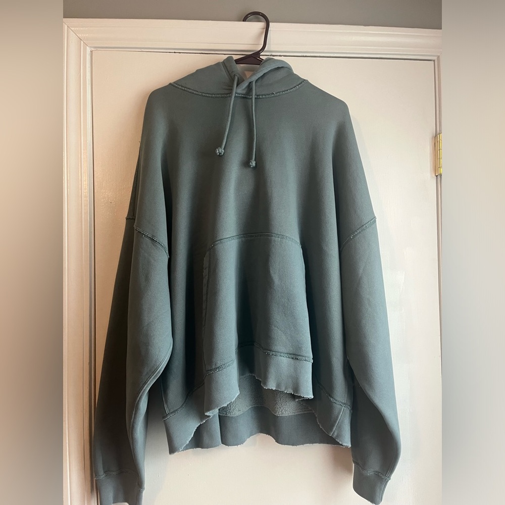 Abercrombie Boxy Cropped Popover Hoodie